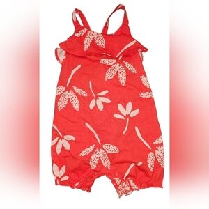Carter's 18m Baby Girls Floral Romper Summer Flowers